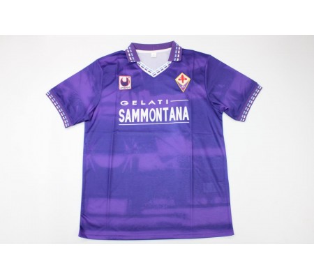 Fiorentina 94/95 Home Purple Soccer Jersey